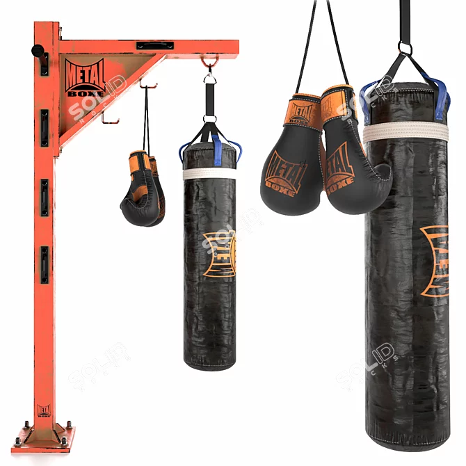 Steel Boxe Gym Gear 3D model image 1