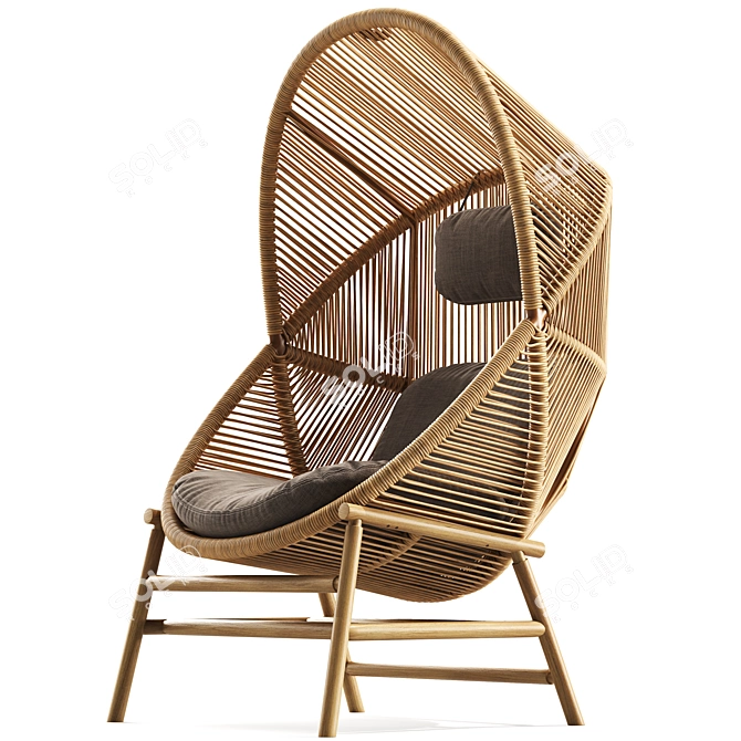  Modern Hive Hanging Chair 3D model image 2