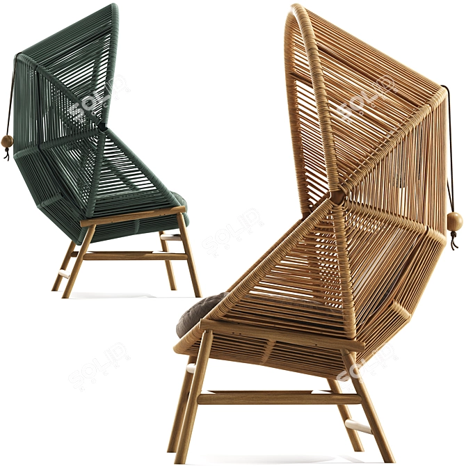  Modern Hive Hanging Chair 3D model image 6