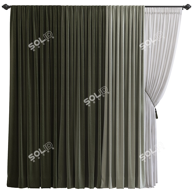 Revised Curtain Design and Topology 3D model image 1