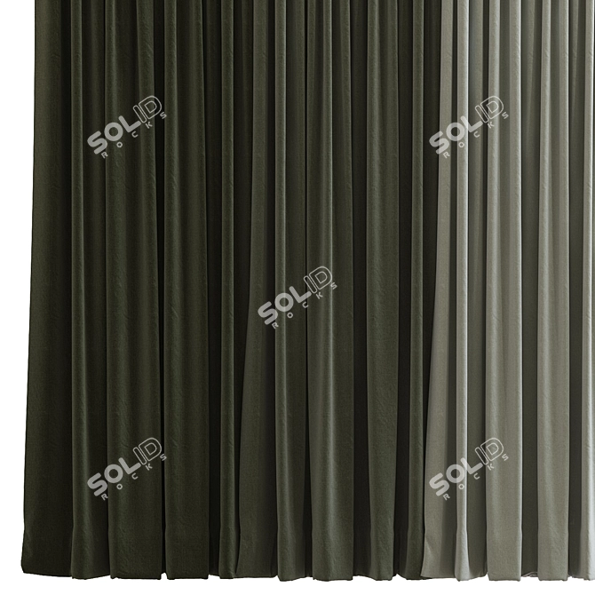 Revised Curtain Design and Topology 3D model image 2