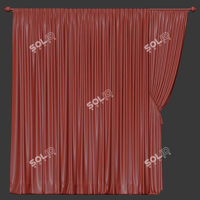 Revised Curtain Design and Topology 3D model image 4