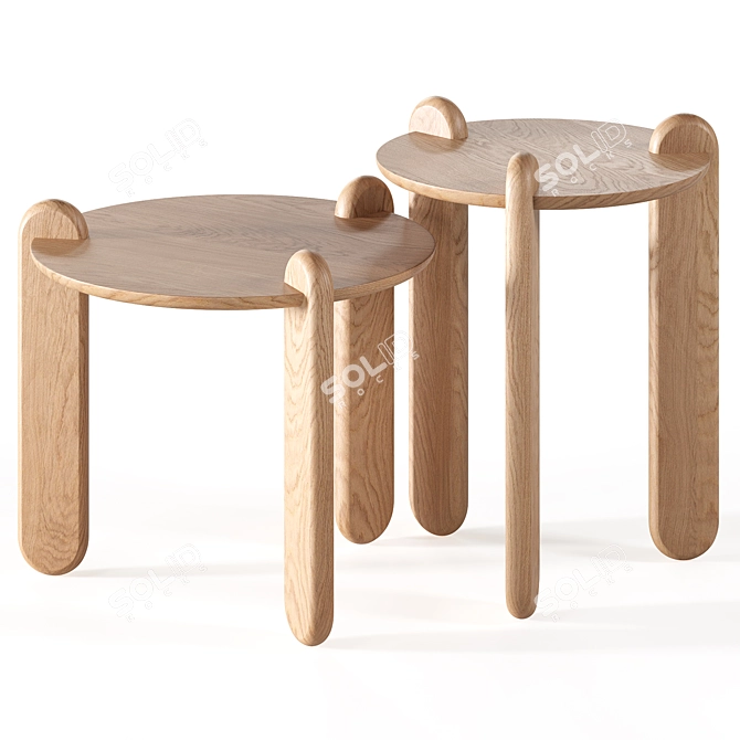  Australian Design & Co. Pop Tables 3D model image 1