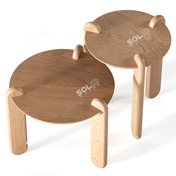  Australian Design & Co. Pop Tables 3D model image 2