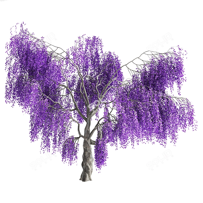 Enchanted Weeping Tree 3D Model 3D model image 3