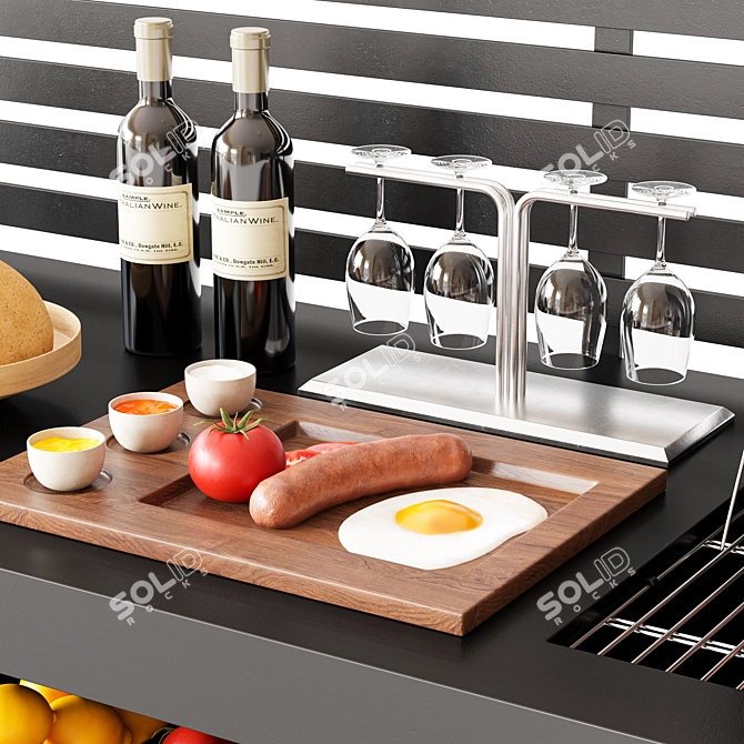 BBQ Grill Model Collection 3D model image 2