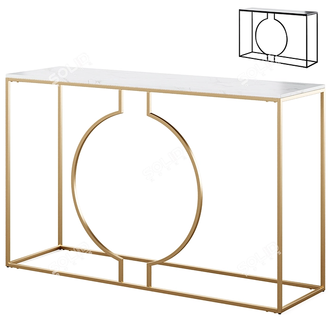  Miami Loft Console, Kare Design 3D model image 1