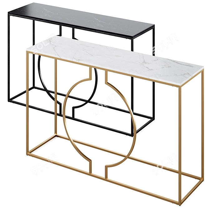  Miami Loft Console, Kare Design 3D model image 3