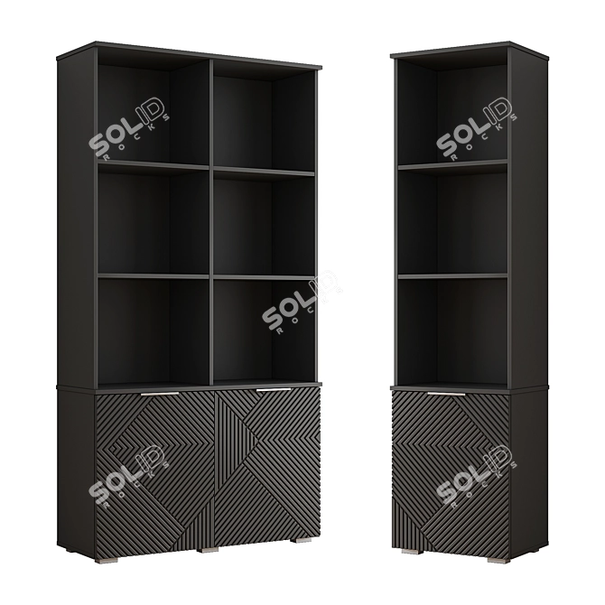 Shelton Shelving Set by Divan.ru 3D model image 3