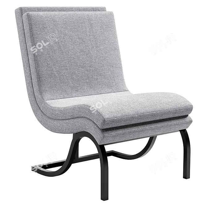 Rodin Chair 3D Model 3D model image 1