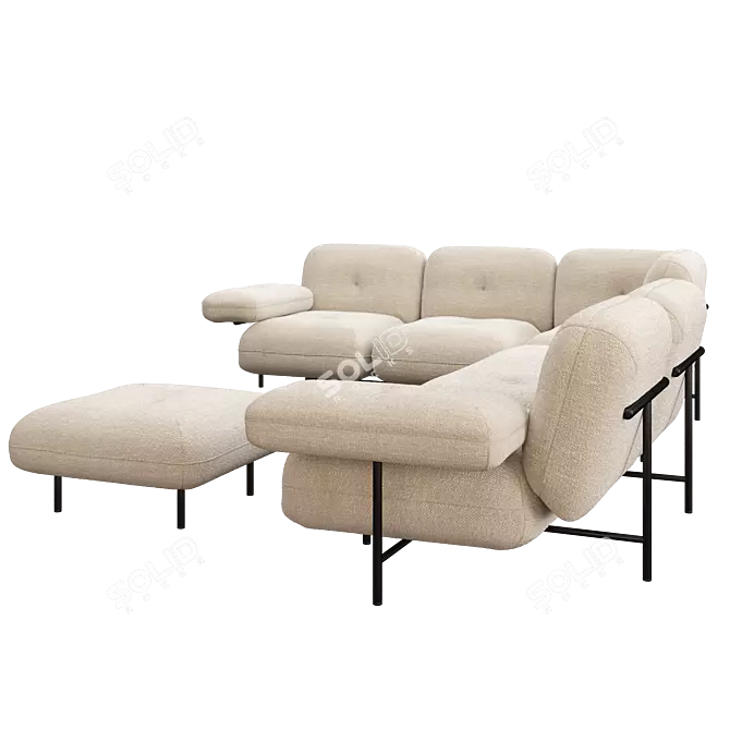 Cantori Cloud Sofas Set 3D model image 3