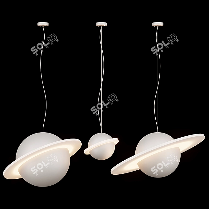 Elegant PARMA Pendant Lamp 3D model image 4