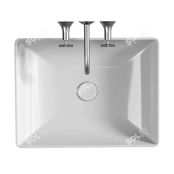 STWORKI Surface-Mounted Sink 50 3D model image 2