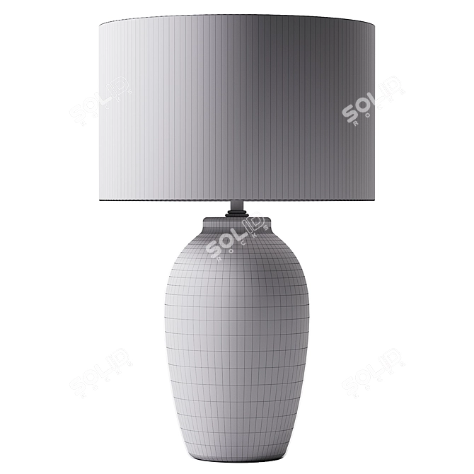 Lanta Leinenstoff Table Lamp 3D model image 4