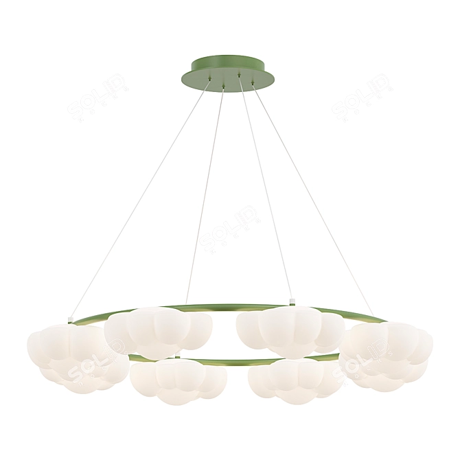  Ethereal Glow Chandelier 3D model image 1