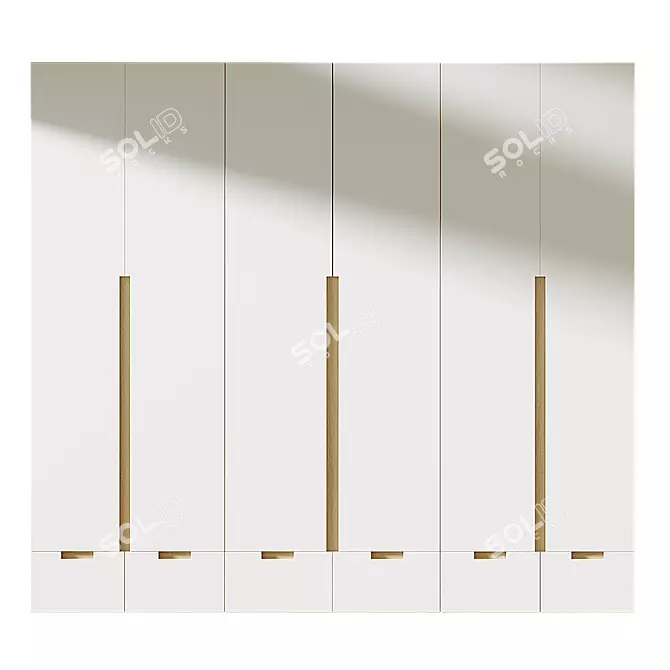 Modern Model Wardrobe 43 3Ds 3D model image 1