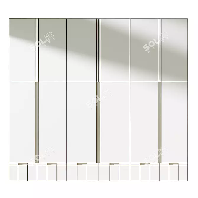 Modern Model Wardrobe 43 3Ds 3D model image 3