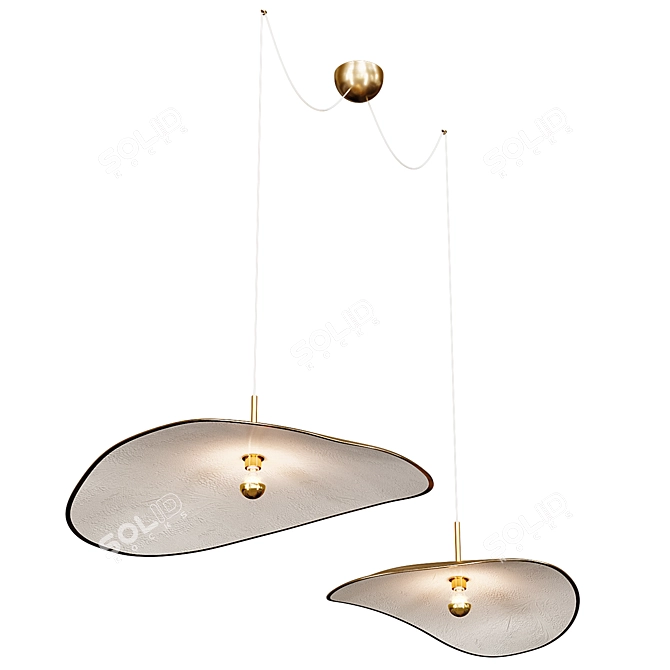 Modern Pendant Lamp Ariane 3D model image 3