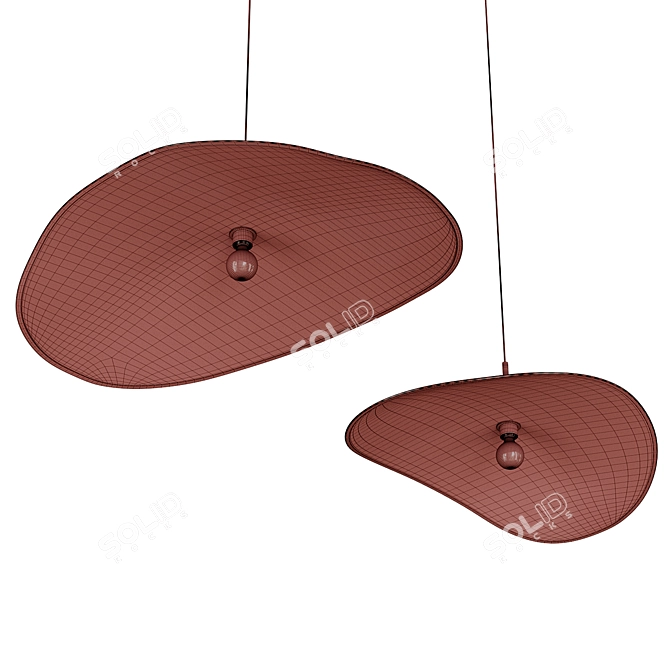 Modern Pendant Lamp Ariane 3D model image 5