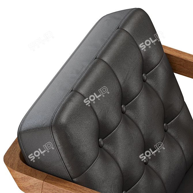 Picket House Armchair Frills 3D model image 2