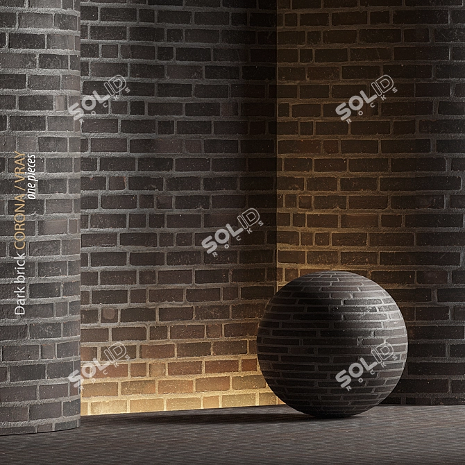 2016 Dark Brick Texture Pack 3D model image 3