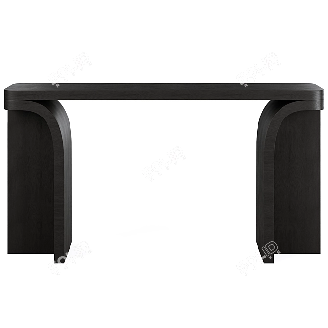 Hamish Console Table Urban Elegance 3D model image 3