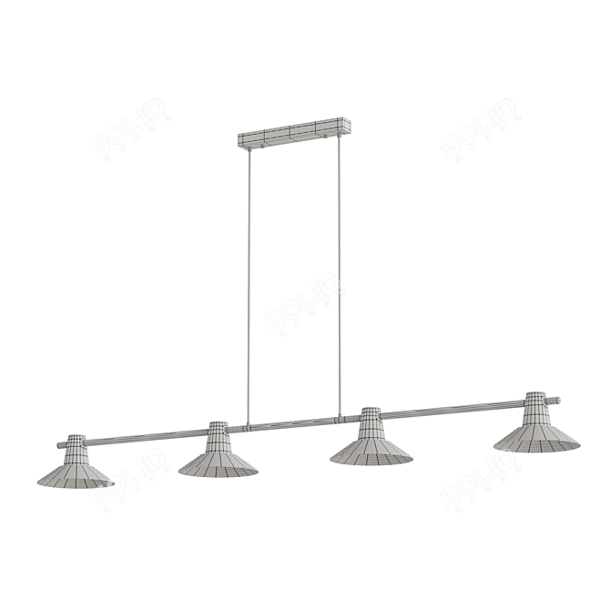 CICLA LONG 4 Pendant Light 3D model image 4