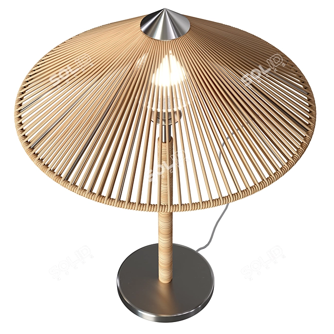 Vintage-Inspired Patrizia Garganti 06 Lamp 3D model image 2