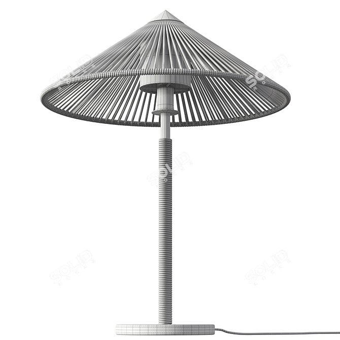 Vintage-Inspired Patrizia Garganti 06 Lamp 3D model image 5