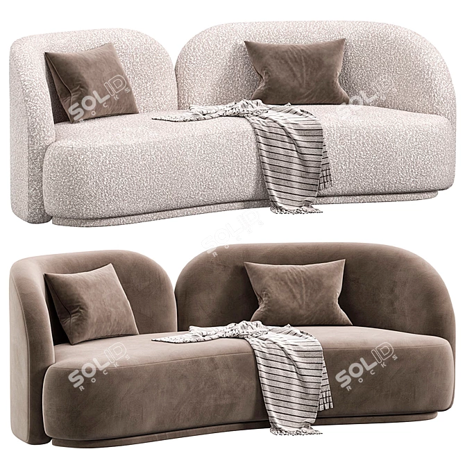 Bruno Moinard Moshi Canape Sofa 3D model image 1