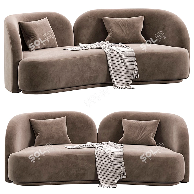 Bruno Moinard Moshi Canape Sofa 3D model image 3