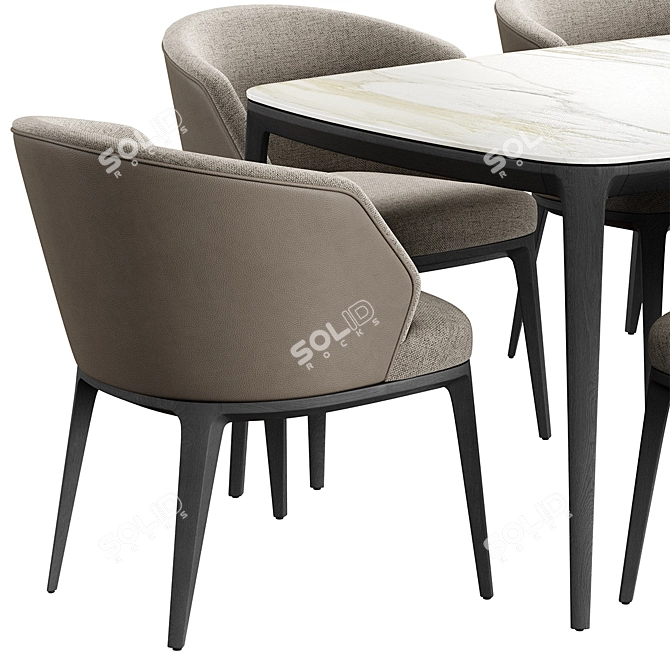 Modern Playground Chair & Table 3D model image 3