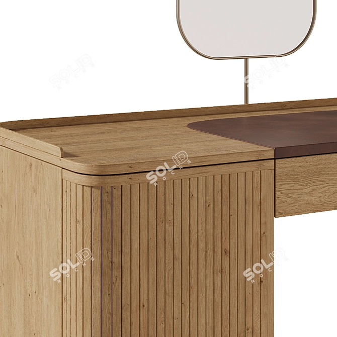 Glossy Screen Style Dresser 3D model image 4