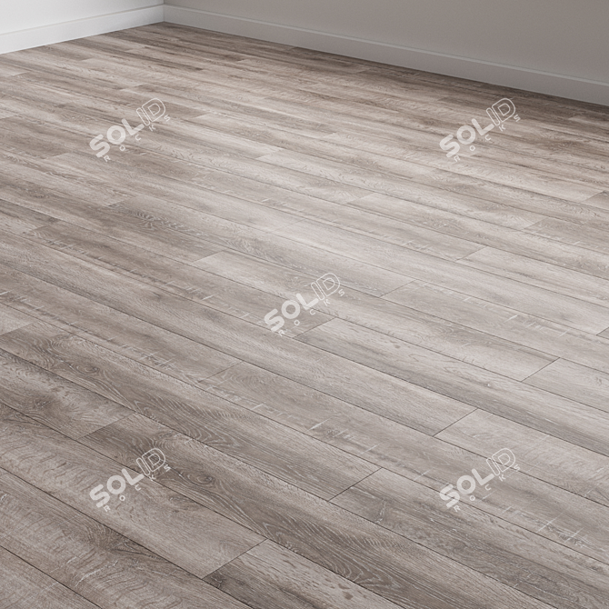 Luxury Oak Flooring Collection 3D model image 6