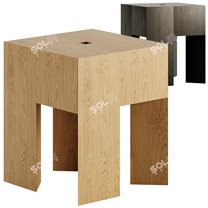 Modern Geometric 3D Model Design 3D model image 1