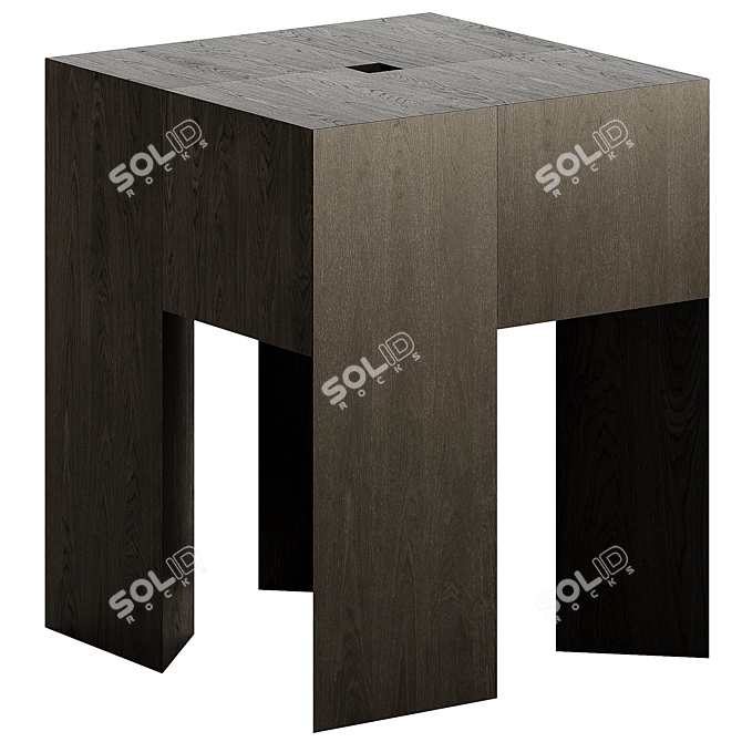 Modern Geometric 3D Model Design 3D model image 2