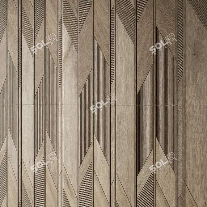 Porcelanosa 3D Arrow Flooring Collection 3D model image 3