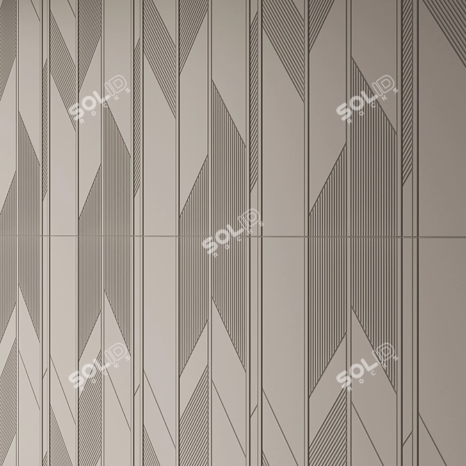 Porcelanosa 3D Arrow Flooring Collection 3D model image 6