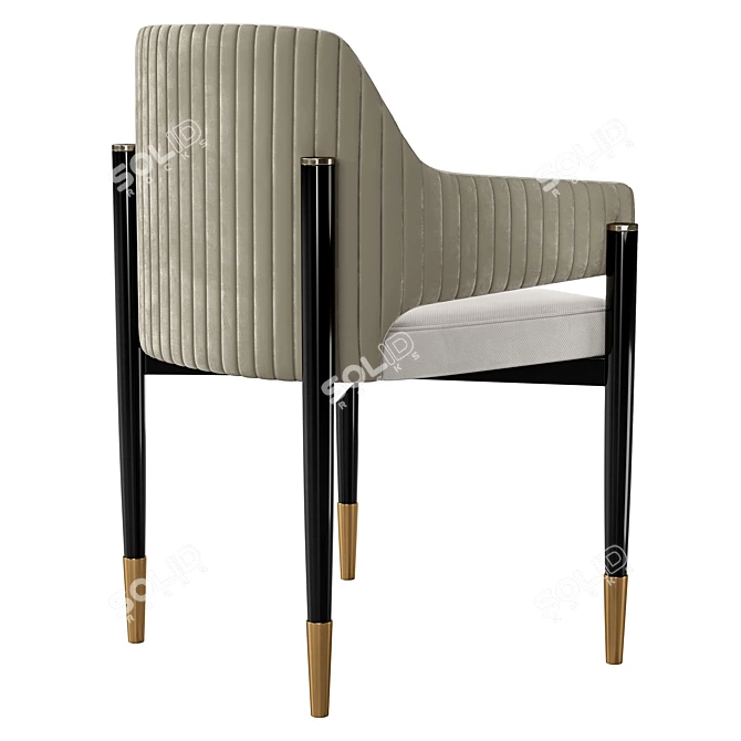 Modern Claire Chair Furniture Set 3D model image 3