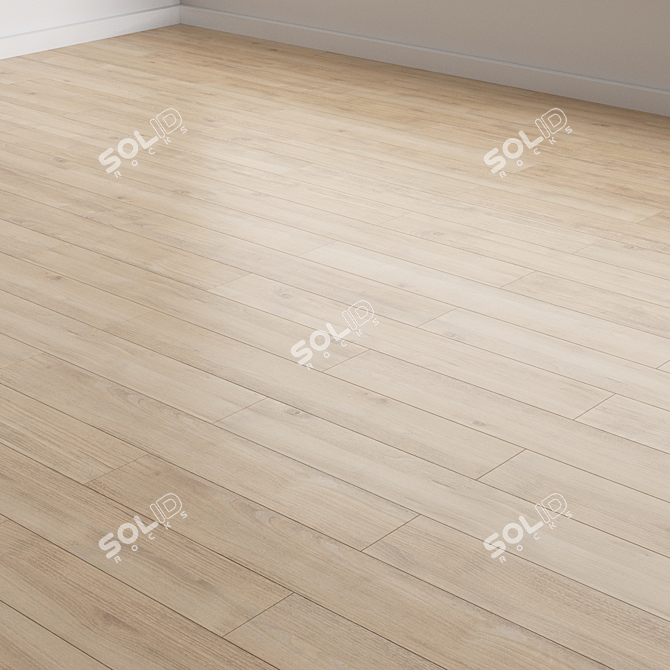 Versatile Oak Flooring Tiles 11 3D model image 6