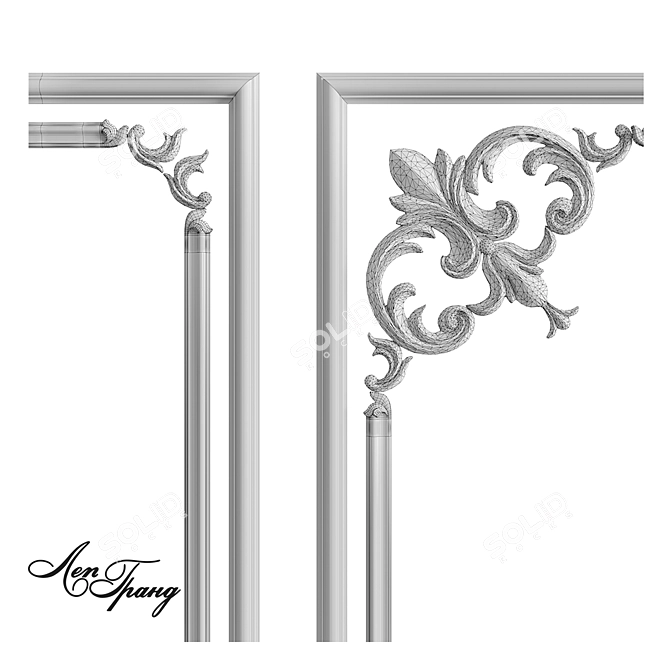 Elegant Wall Solution №60 3D model image 2