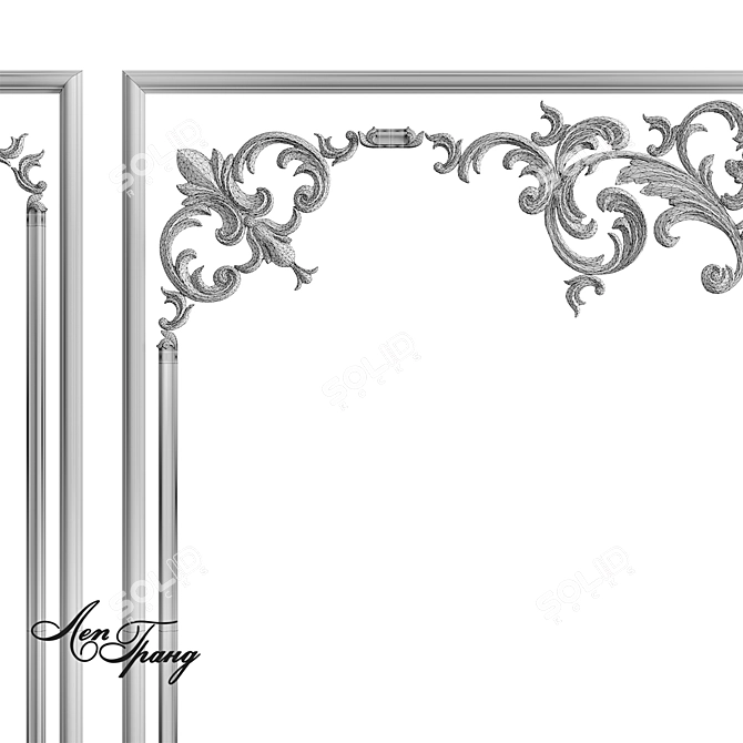Custom Wall Solution No.61 3D model image 2