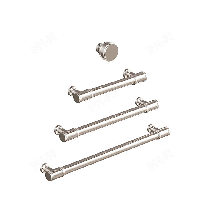 Rejuvenation Cabinet Hardware Set 3D model image 2