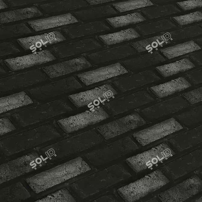  AR Firebrick Stone Texture Set 3D model image 7