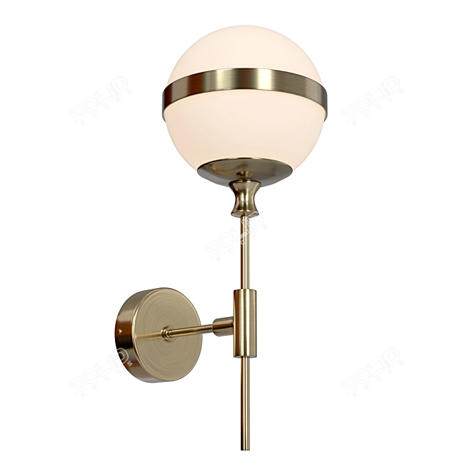 Italian Lightstar Globo Wall Lights 3D model image 2