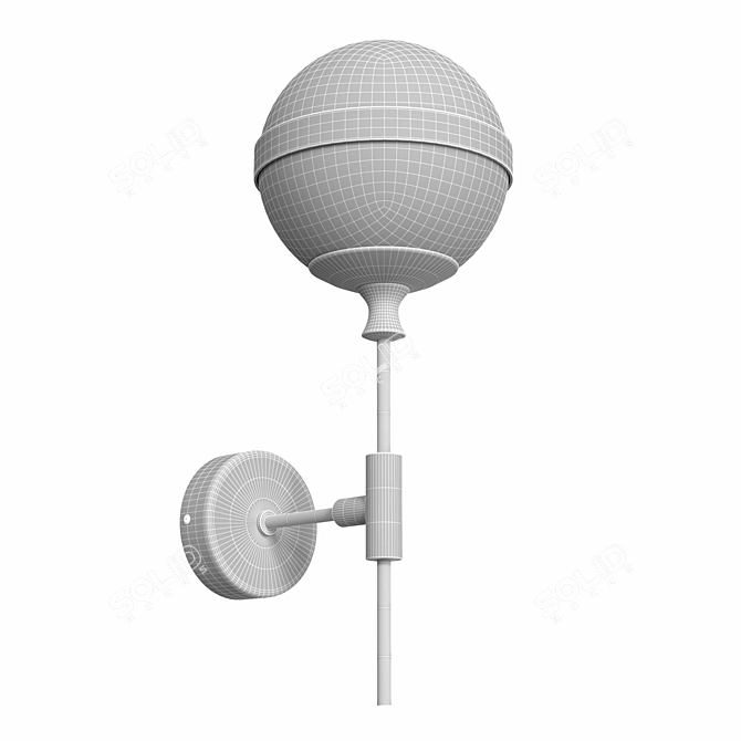 Italian Lightstar Globo Wall Lights 3D model image 5