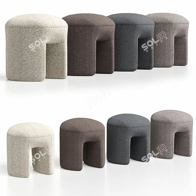 Translated Description:
"Puff Shaggy Perla05 from Ogogo"

Unique Title:
Cozy Shaggy Pouf for Home 3D model image 3