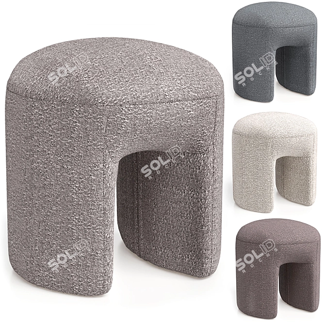 Translated Description:
"Puff Shaggy Perla05 from Ogogo"

Unique Title:
Cozy Shaggy Pouf for Home 3D model image 6
