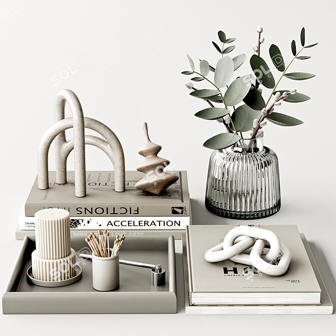 Modern Decorative Set 3D Models 3D model image 1