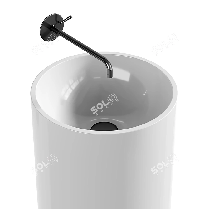 Cosmos Mirasoft Washbasin 3D model image 3